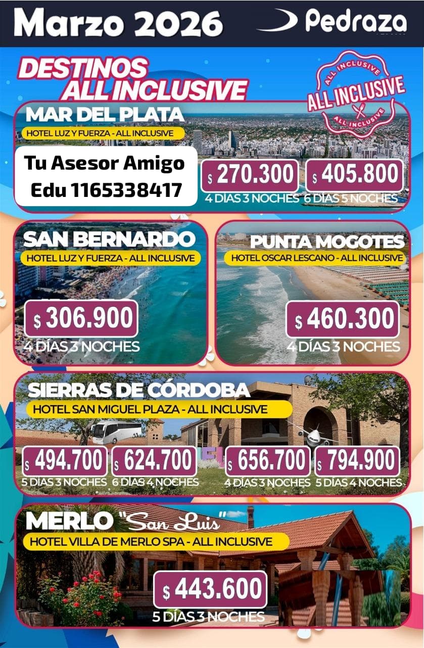 PROMOCIÓN 2026 MARZO PEDRAZA
